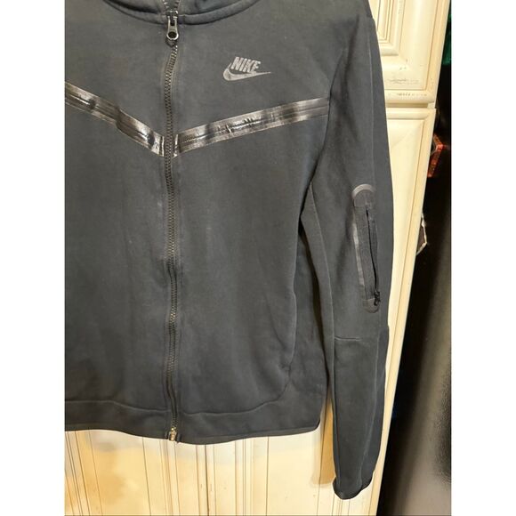 Nike Sportswear Men's Tech Fleece Full Zip Hoodie Sweatshirt Black XL - Picture 12 of 14